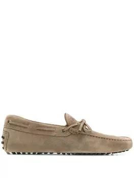 Tod's мокасины Gommino, зеленый