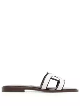 Tod's плетеные сандалии, белый
