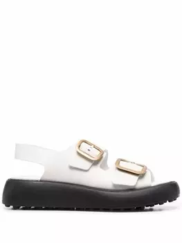 Tod's сандалии с пряжками, белый