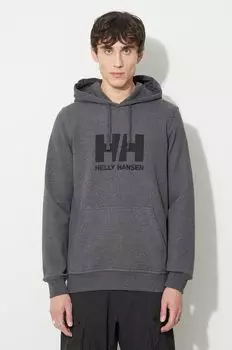 ТОЛСТОВКА С ЛОГОТИПОМ HH Helly Hansen, серый
