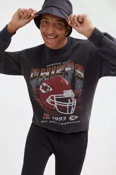 Толстовка Abercrombie & Fitch x NFL, серый