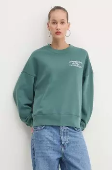 Толстовка Abercrombie & Fitch, зеленый