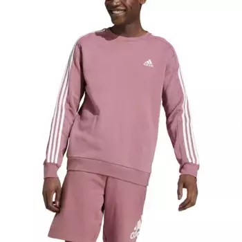 Толстовка adidas Essentials Fleece 3 Stripes, розовый