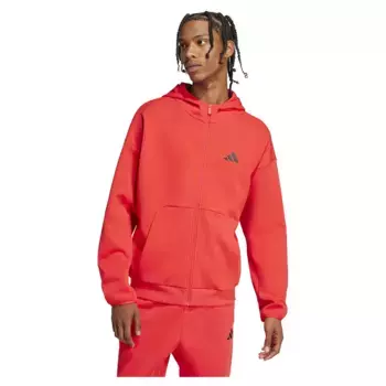 Толстовка adidas Future Icons Small Logo full zip, оранжевый