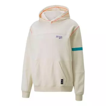 Толстовка all decade pullover hoodie 'beige' Puma, бежевый