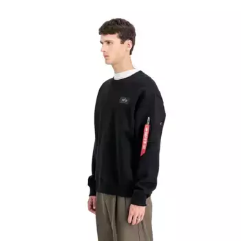 Толстовка Alpha Industries Back Print, черный