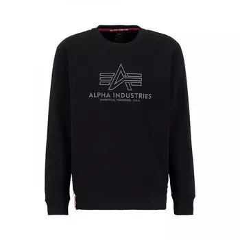 Толстовка Alpha Industries Basic Embroidery, черный