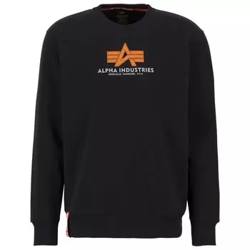 Толстовка Alpha Industries Basic Rubber, черный