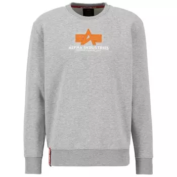 Толстовка Alpha Industries Basic Rubber, серый