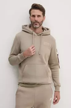 Толстовка Alpha Industries, бежевый