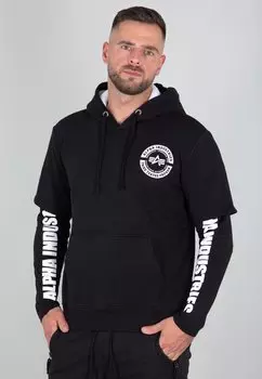 Толстовка Alpha Industries, цвет black