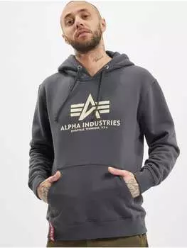 Толстовка Alpha Industries, цвет grey black
