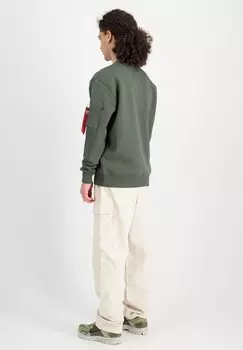 Толстовка Alpha Industries, цвет Mottled Olive
