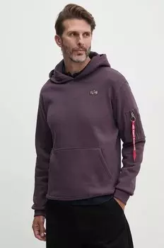 Толстовка Alpha Industries, фиолетовый