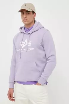Толстовка Alpha Industries, фиолетовый