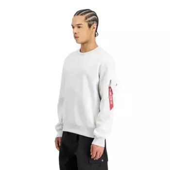Толстовка Alpha Industries Label, серый