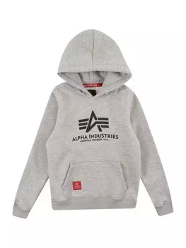 Толстовка ALPHA INDUSTRIES, пятнистый серый