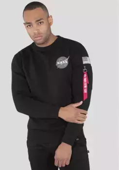 Толстовка Alpha Industries "Space Shuttle", черный