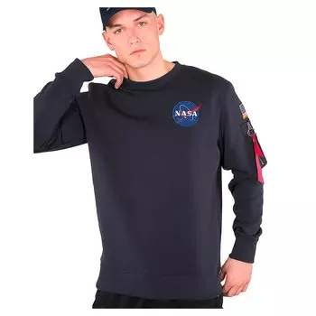 Толстовка Alpha Industries Space Shuttle, синий