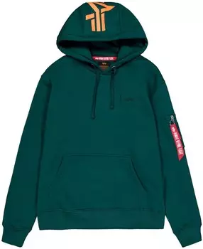 Толстовка ALPHA INDUSTRIES, темно-зеленый