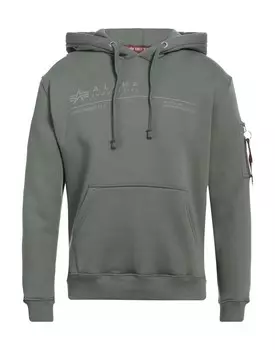 Толстовка Alpha Industries, зеленый
