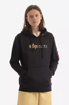 Толстовка Alpha Label Alpha Industries, черный
