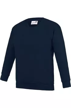 Толстовка AWDis Academy Raglan, темно-синий