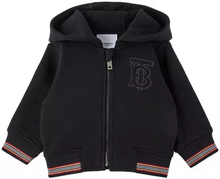 Толстовка Baby Black Lester с капюшоном Burberry