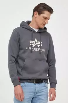 Толстовка Basic Alpha Industries, серый