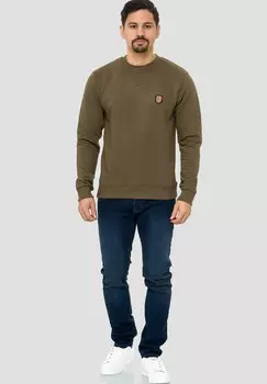 Толстовка BEECHEN INDICODE JEANS, темно-зеленый