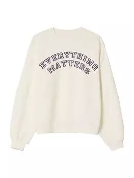 Толстовка Bershka, экрю