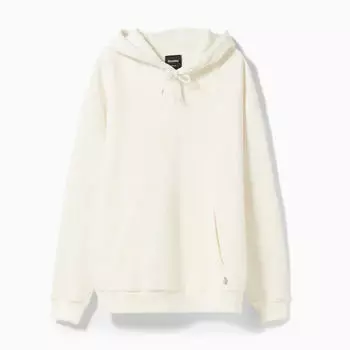 Толстовка Bershka Oversize, белый