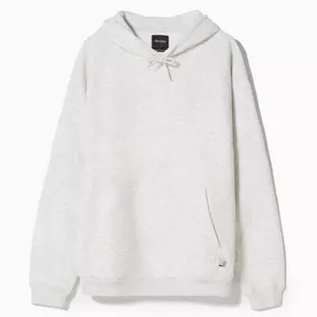 Толстовка Bershka Oversize, серый