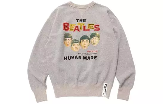 Толстовка Битлз HUMAN MADE, серый