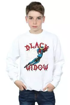 Толстовка Black Widow Web Marvel, белый