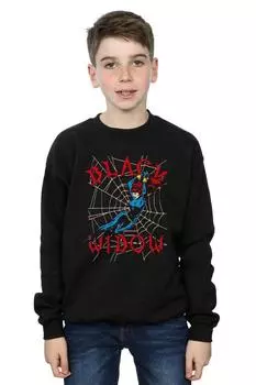 Толстовка Black Widow Web Marvel, черный