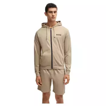 Толстовка BOSS Authentic H full zip, бежевый