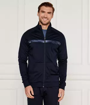 Толстовка Boss Authentic Regular Fit на молнии, синий