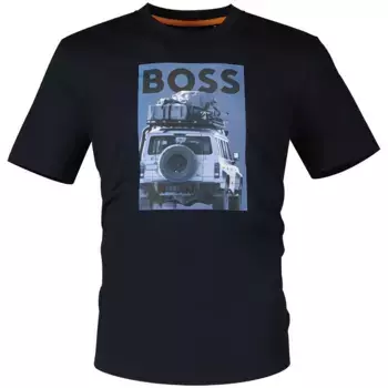 Толстовка BOSS Te Mextour, синий