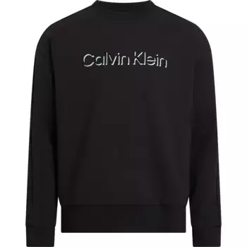 Толстовка Calvin Klein Shadow Embossed Logo, черный