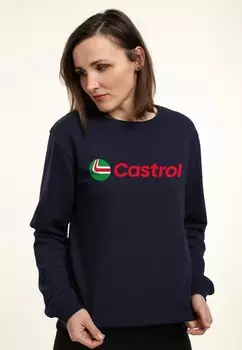 Толстовка CASTROL LOCK UP Henry Tiger, темно-синий