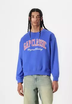 Толстовка CLASSIC LOGO CREW GAP, синий
