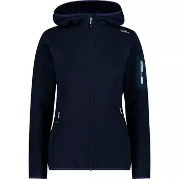 Толстовка CMP Jacket 3H19826 Hooded, черный