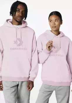 Толстовка Converse "UNISEX CONVERSE GO-TO LOOSE FIT STA", унисекс, розовый