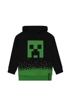 Толстовка Creeper Minecraft с капюшоном, черный