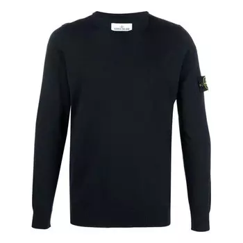 Толстовка crewneck pullover sweatshirt 'navy' Stone Island, синий