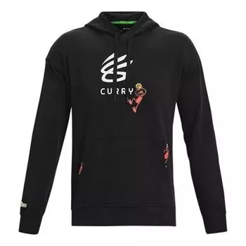 Толстовка curry elmo got game hoodie 'black' Under Armour, черный
