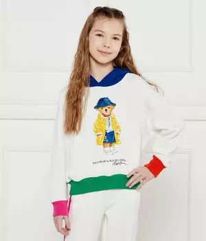 Толстовка детская Polo Ralph Lauren с фирменным принтом, мультиколор