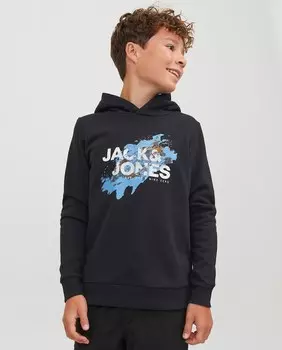 Толстовка для мальчика Jack & Jones, черный