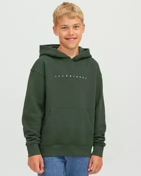 Толстовка для мальчика Jack & Jones, темно-зеленый